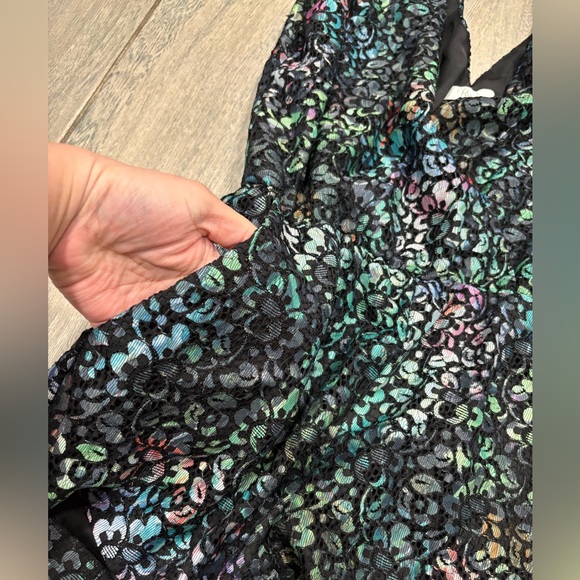 Parker Colorful Lace Romper Size XS - Picture 5 of 8